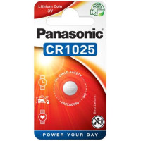 Батарейка Panasonic CR-1025EL/1B літієва CR1025 блістер, 1 шт.