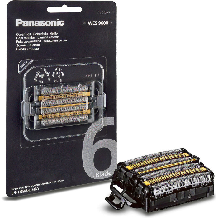 Електробритва Panasonic ES-LS9A-K820-AS у комплекті з додатковою змінною сіточкою для електробритв Panasonic WES9600Y1361