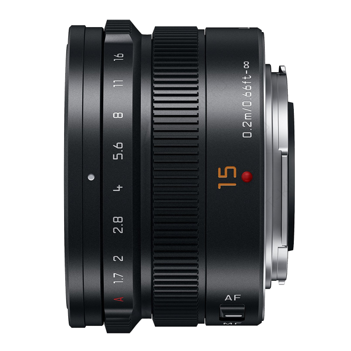 Об'єктив Panasonic H-X015E-K Micro 4/3 Lens 15mm f/1.7 ASPH Black