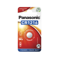 Батарейка Panasonic CR-1216EL/1B літієва CR1216 блістер, 1 шт.