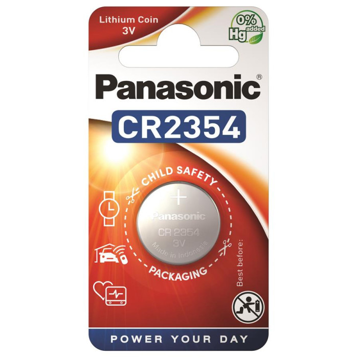 Батарейка Panasonic CR-2354EL/1B літієва CR2354 блістер, 1 шт.