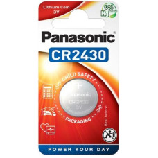Батарейка Panasonic CR-2430EL/1B літієва CR2430 блістер, 1 шт.