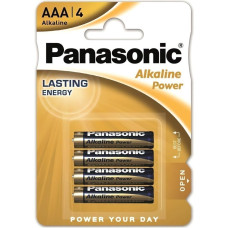 Батарейка Panasonic LR03REB/4BPR ALKALINE POWER лужна AAA блістер, 4 шт.