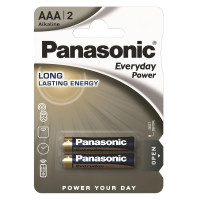 Батарейка Panasonic LR03REE/2BR EVERYDAY POWER лужна ААА блістер, 2 шт.