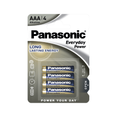 Батарейки Panasonic LR03REE/4BR Everyday Power лужні AAA блістер, 4 шт