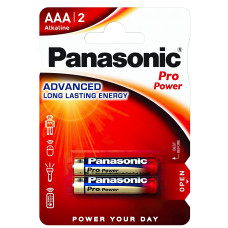Батарейка Panasonic LR03XEG/2BP PRO POWER лужна AAA блістер, 2 шт.