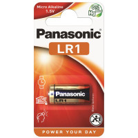 Батарейка Panasonic LR1L/1BE лужна LR1(910А, MN9100) блістер, 1 шт.