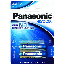 Батарейка Panasonic LR6EGE/2BP EVOLTA лужна AA блістер, 2 шт.