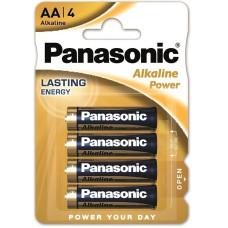Батарейка Panasonic LR6REB/4BPR ALKALINE POWER лужна AA блістер, 4 шт.