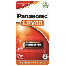 Батарейка Panasonic LRV08L/1BE лужна LRV08(A23, MN21, V23) блістер, 1 шт.